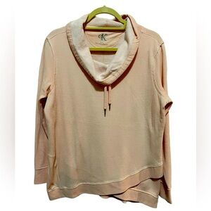 Calvin Klein - cowl neck sweatshirt - pinkish color - size XL